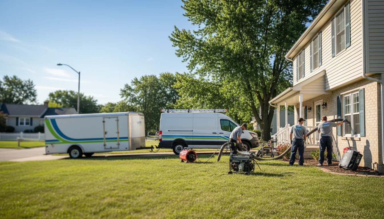 Flooded Basement Restoration And Cleanup With Repair in Pennington, MN near me